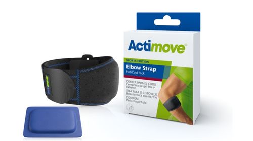 La cinta para el codo Actimove Elbow Strap proporciona alivio del dolor de codo en tenistas y golfistas