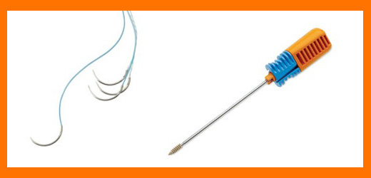 Twinfix Ultra para el manejo controlado de sutura y aguja para sus reparaciones pequeñas abiertas del manguito rotador